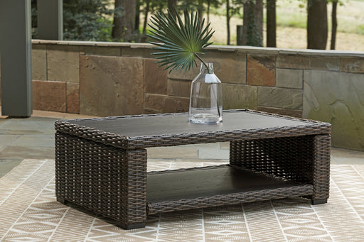 Grasson Lane Outdoor Sofa and Loveseat with Coffee Table - World Furniture Gallery (Newark, CA)