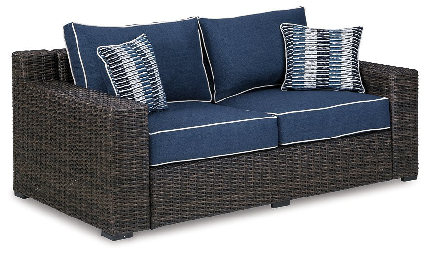 Grasson Lane Outdoor Sofa and Loveseat with Ottoman - World Furniture Gallery (Newark, CA)