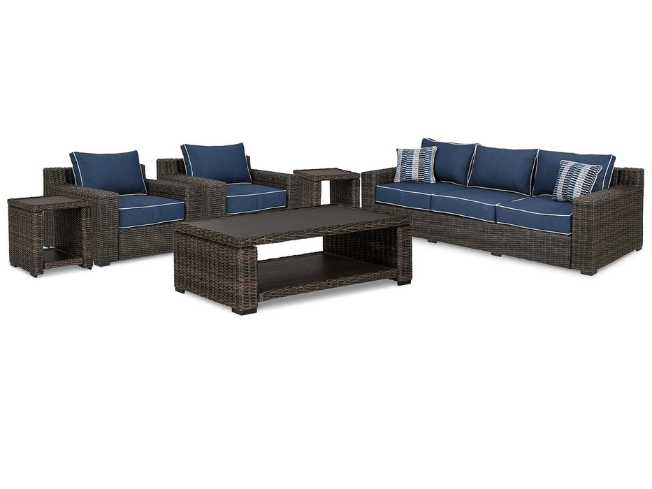 Grasson Lane Outdoor Seating Set - World Furniture Gallery (Newark, CA)