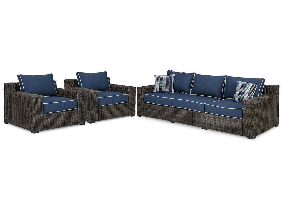 Grasson Lane Outdoor Seating Set - World Furniture Gallery (Newark, CA)