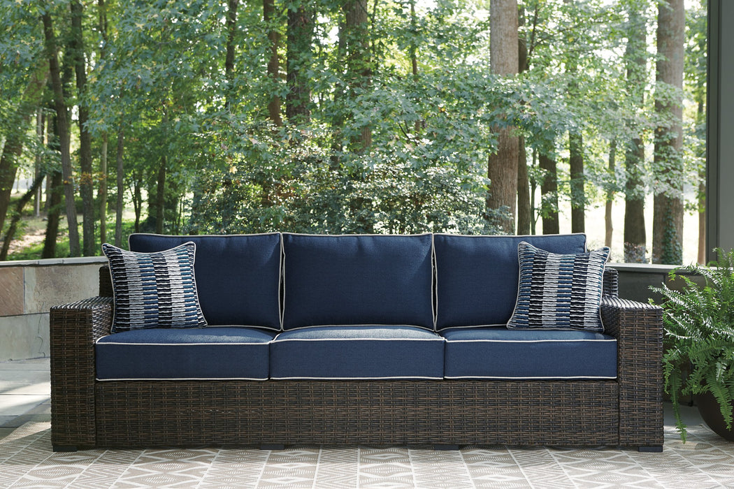 Grasson Lane Outdoor Sofa and Loveseat with Coffee Table - World Furniture Gallery (Newark, CA)