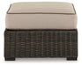 Coastline Bay Outdoor Ottoman with Cushion - World Furniture Gallery (Newark, CA)