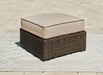 Coastline Bay Outdoor Ottoman with Cushion - World Furniture Gallery (Newark, CA)