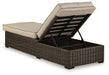 Coastline Bay Outdoor Chaise Lounge with Cushion - World Furniture Gallery (Newark, CA)