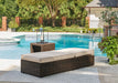 Coastline Bay Outdoor Chaise Lounge with Cushion - World Furniture Gallery (Newark, CA)