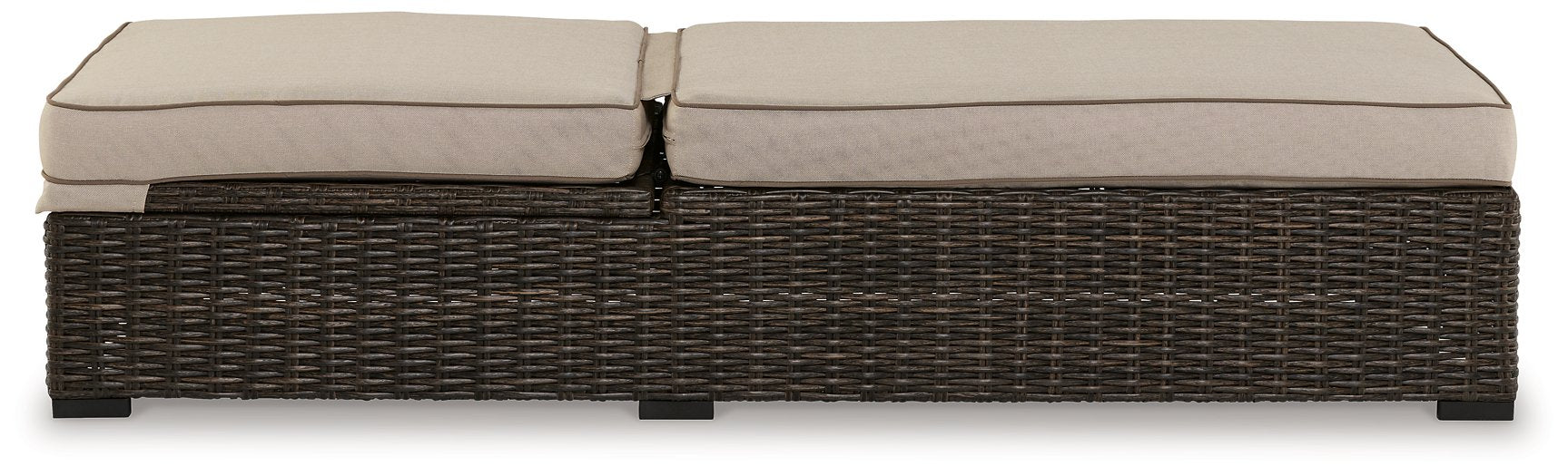 Coastline Bay Outdoor Chaise Lounge with Cushion - World Furniture Gallery (Newark, CA)