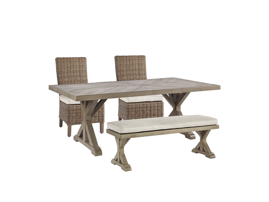 Beachcroft Outdoor Dining Set - World Furniture Gallery (Newark, CA)