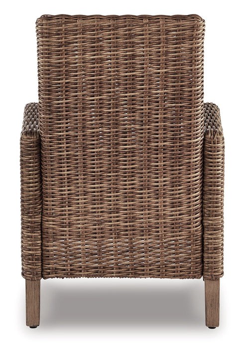 Beachcroft Outdoor Arm Chair with Cushion (Set of 2) - World Furniture Gallery (Newark, CA)