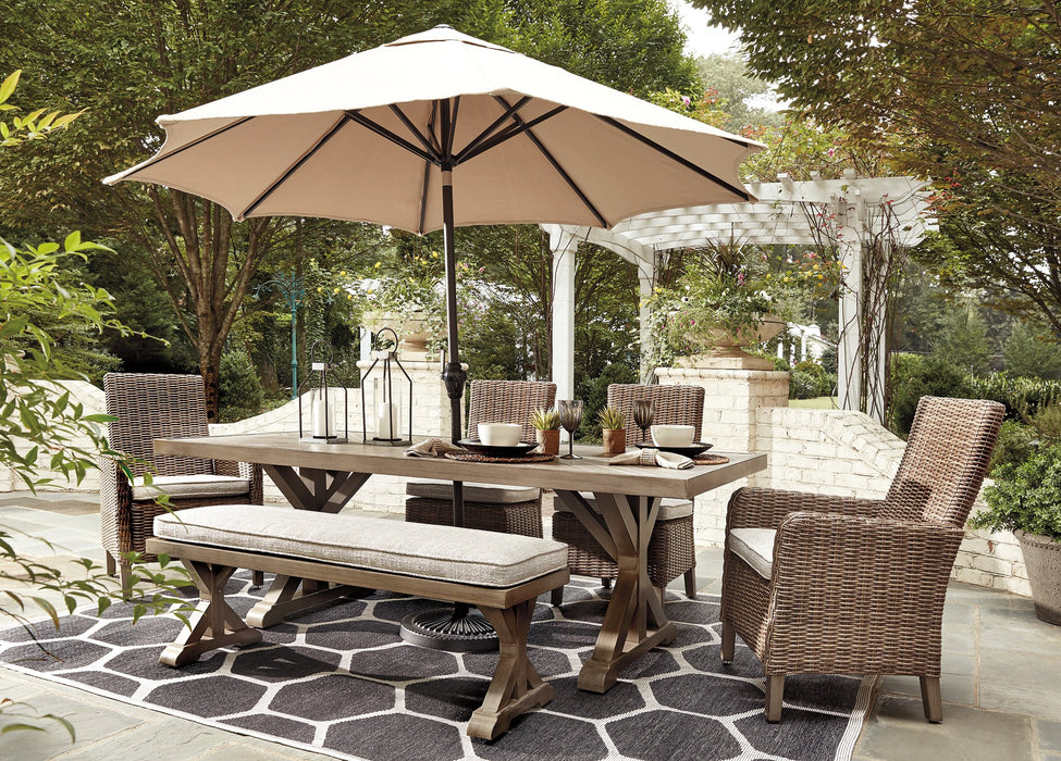 Beachcroft Outdoor Dining Set - World Furniture Gallery (Newark, CA)