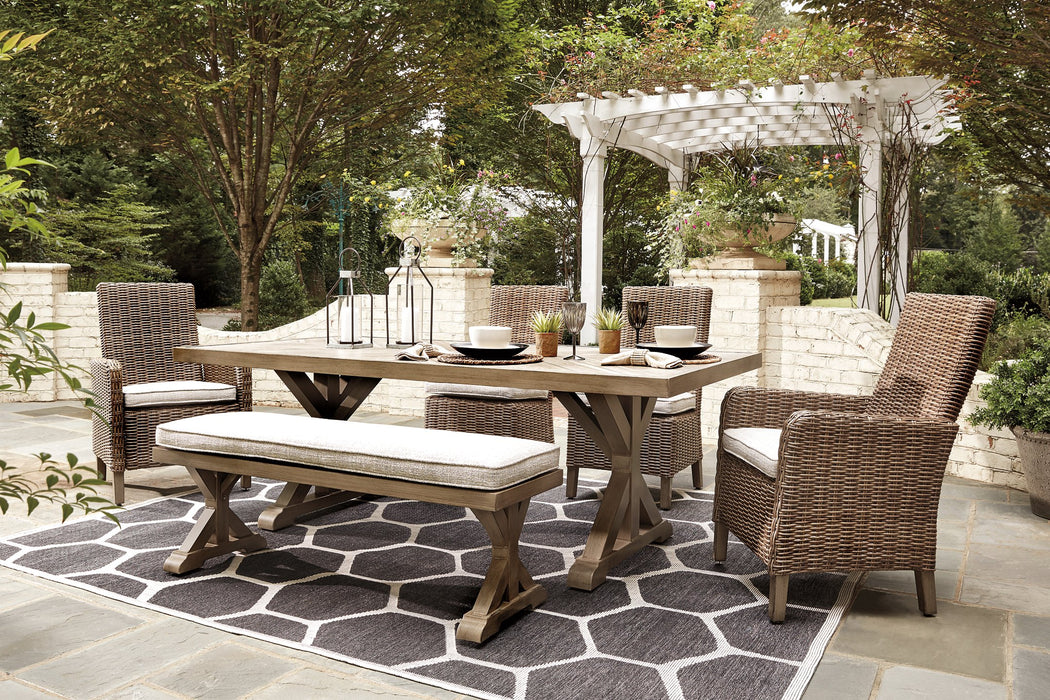 Beachcroft Outdoor Dining Set - World Furniture Gallery (Newark, CA)