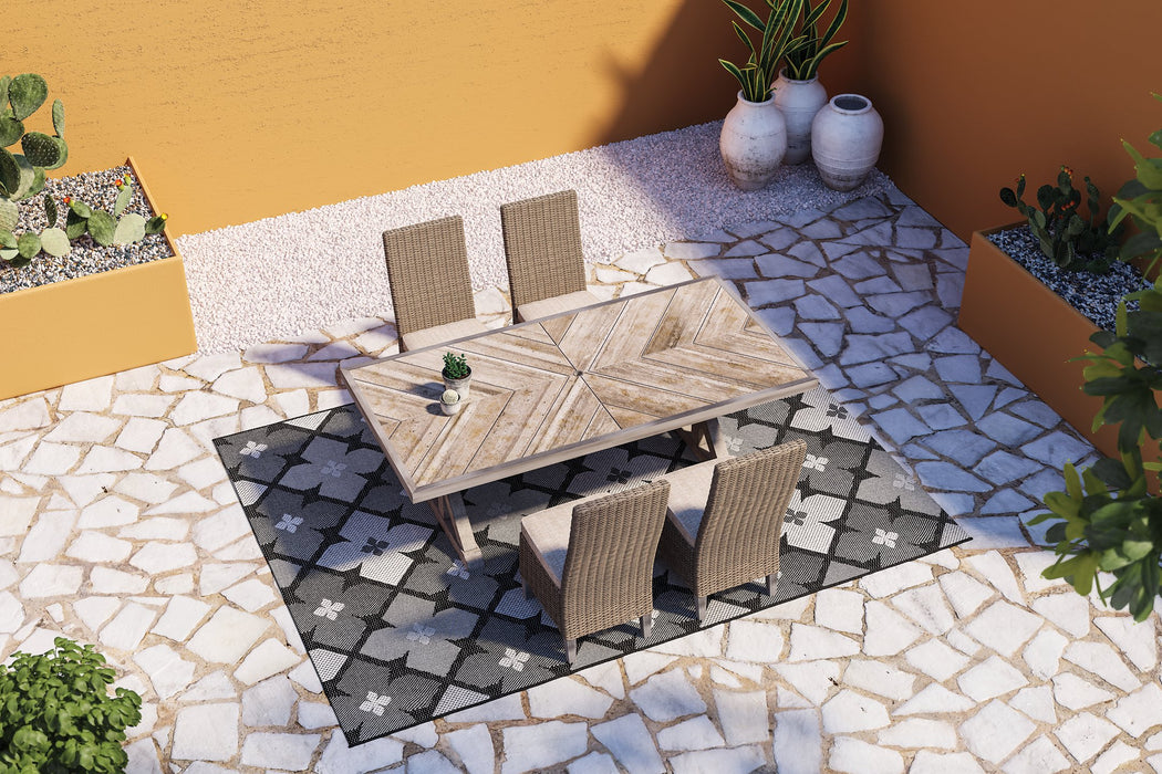 Beachcroft Outdoor Dining Set - World Furniture Gallery (Newark, CA)