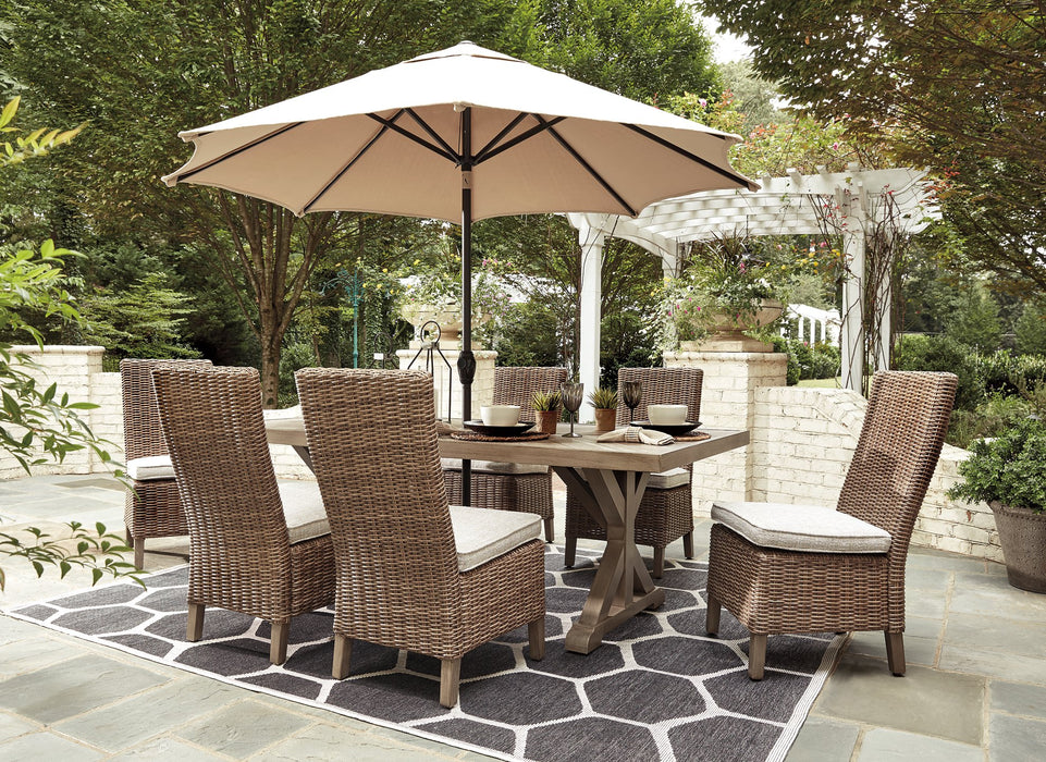 Beachcroft Outdoor Dining Set - World Furniture Gallery (Newark, CA)