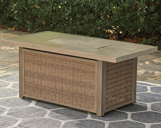 Beachcroft Outdoor Fire Pit Table - World Furniture Gallery (Newark, CA)