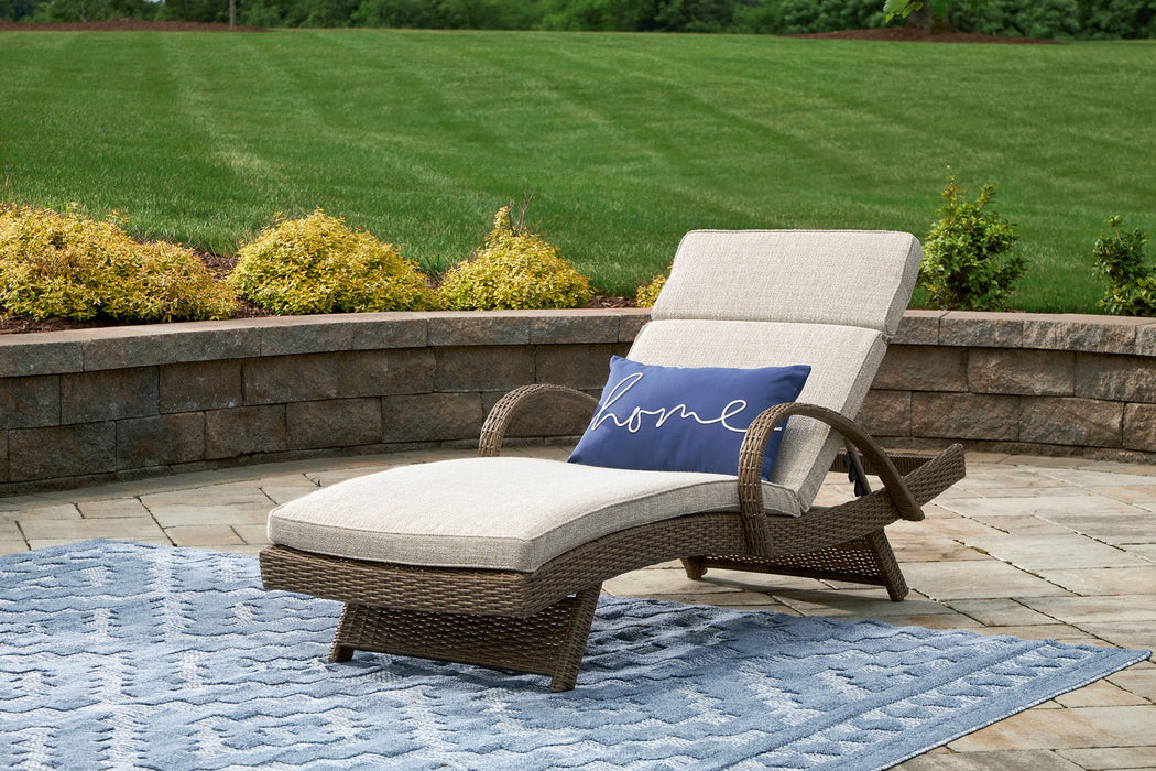 Beachcroft Outdoor Chaise Lounge with Cushion - World Furniture Gallery (Newark, CA)