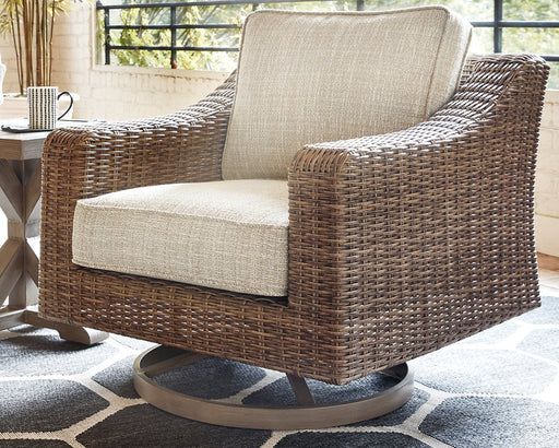 Beachcroft Swivel Lounge Chair - World Furniture Gallery (Newark, CA)