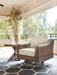 Beachcroft Swivel Lounge Chair - World Furniture Gallery (Newark, CA)