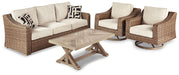 Beachcroft Outdoor Conversation Set - World Furniture Gallery (Newark, CA)