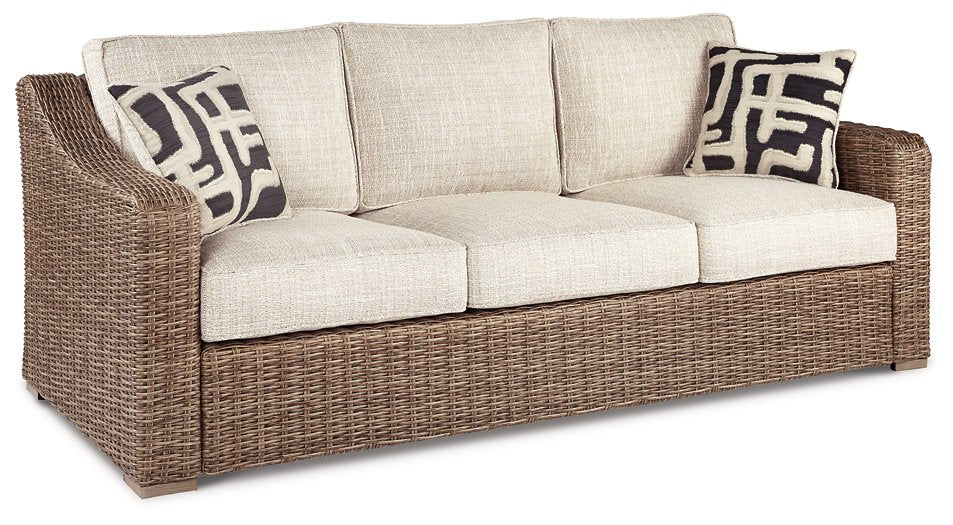 Beachcroft Beachcroft Nuvella Sofa with Coffee and End Table - World Furniture Gallery (Newark, CA)