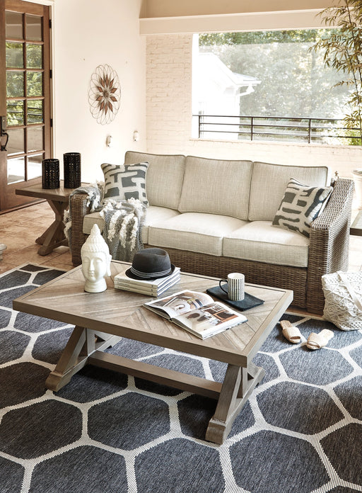 Beachcroft Beachcroft Nuvella Sofa with Coffee and End Table - World Furniture Gallery (Newark, CA)