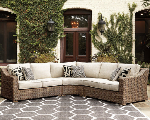 Beachcroft Outdoor Seating Set - World Furniture Gallery (Newark, CA)