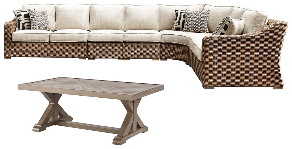 Beachcroft Outdoor Seating Set - World Furniture Gallery (Newark, CA)