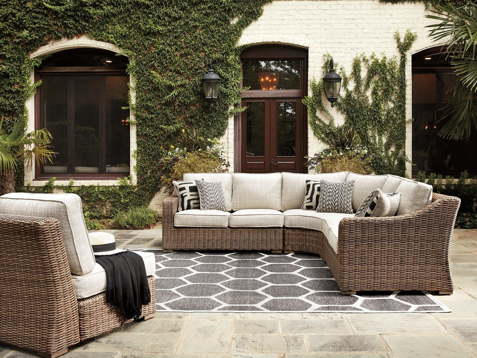 Beachcroft Outdoor Seating Set - World Furniture Gallery (Newark, CA)