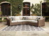 Beachcroft Outdoor Seating Set - World Furniture Gallery (Newark, CA)