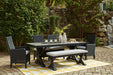 Beachcroft Outdoor Dining Set - World Furniture Gallery (Newark, CA)