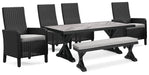 Beachcroft Outdoor Dining Set - World Furniture Gallery (Newark, CA)