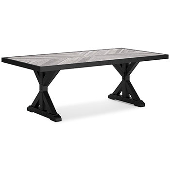 Beachcroft Outdoor Dining Table - World Furniture Gallery (Newark, CA)