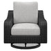 Beachcroft Outdoor Swivel Lounge with Cushion - World Furniture Gallery (Newark, CA)