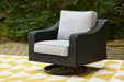 Beachcroft Outdoor Swivel Lounge with Cushion - World Furniture Gallery (Newark, CA)