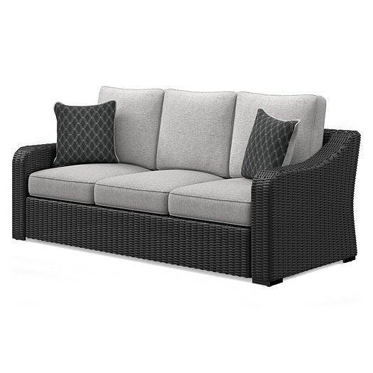 Beachcroft Outdoor Sofa with Cushion - World Furniture Gallery (Newark, CA)