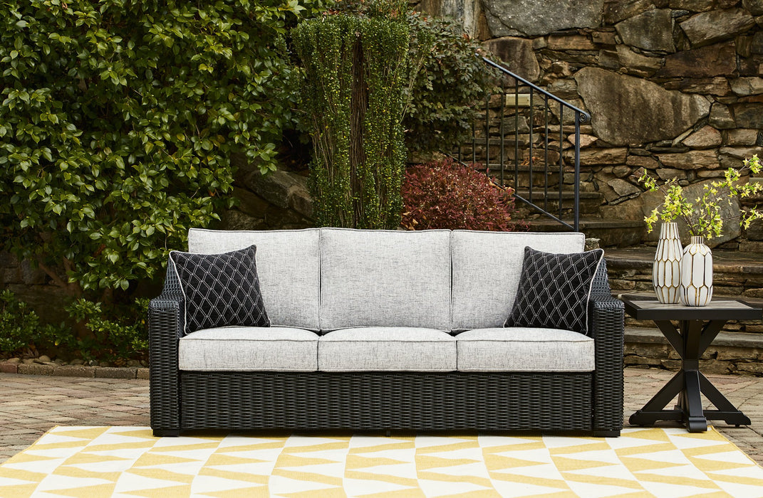 Beachcroft Outdoor Sofa with Cushion - World Furniture Gallery (Newark, CA)