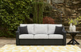 Beachcroft Outdoor Sofa with Cushion - World Furniture Gallery (Newark, CA)