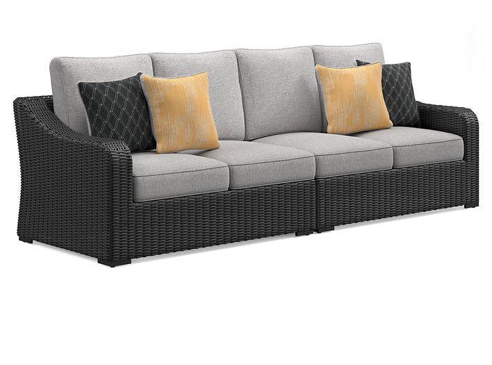 Beachcroft 2-Piece Outdoor Loveseat with Cushion - World Furniture Gallery (Newark, CA)