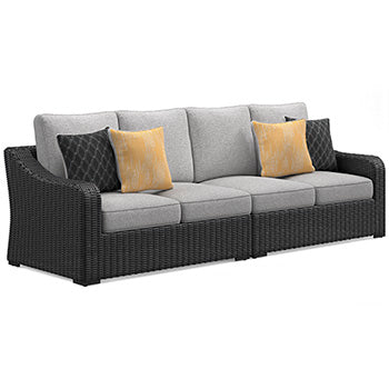 Beachcroft 2-Piece Outdoor Loveseat with Cushion - World Furniture Gallery (Newark, CA)