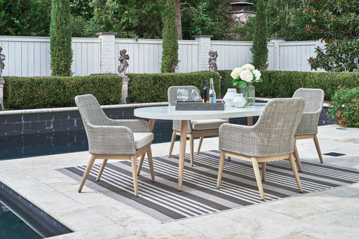 Seton Creek Outdoor Dining Set - World Furniture Gallery (Newark, CA)