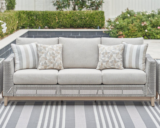 Seton Creek Outdoor Sofa with Cushion - World Furniture Gallery (Newark, CA)