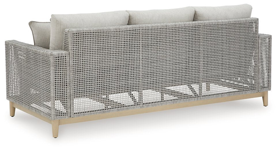 Seton Creek Outdoor Sofa with Cushion - World Furniture Gallery (Newark, CA)