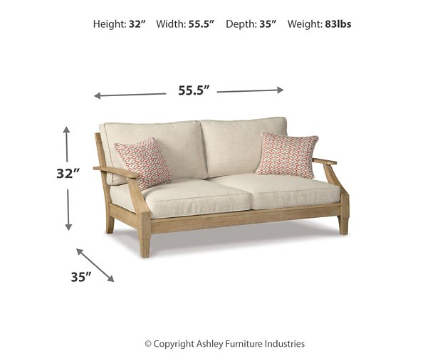 Clare View Loveseat with Cushion - World Furniture Gallery (Newark, CA)