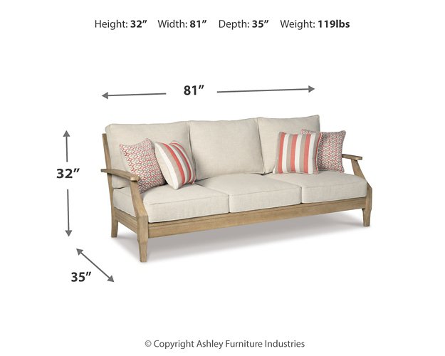 Clare View Sofa with Cushion - World Furniture Gallery (Newark, CA)