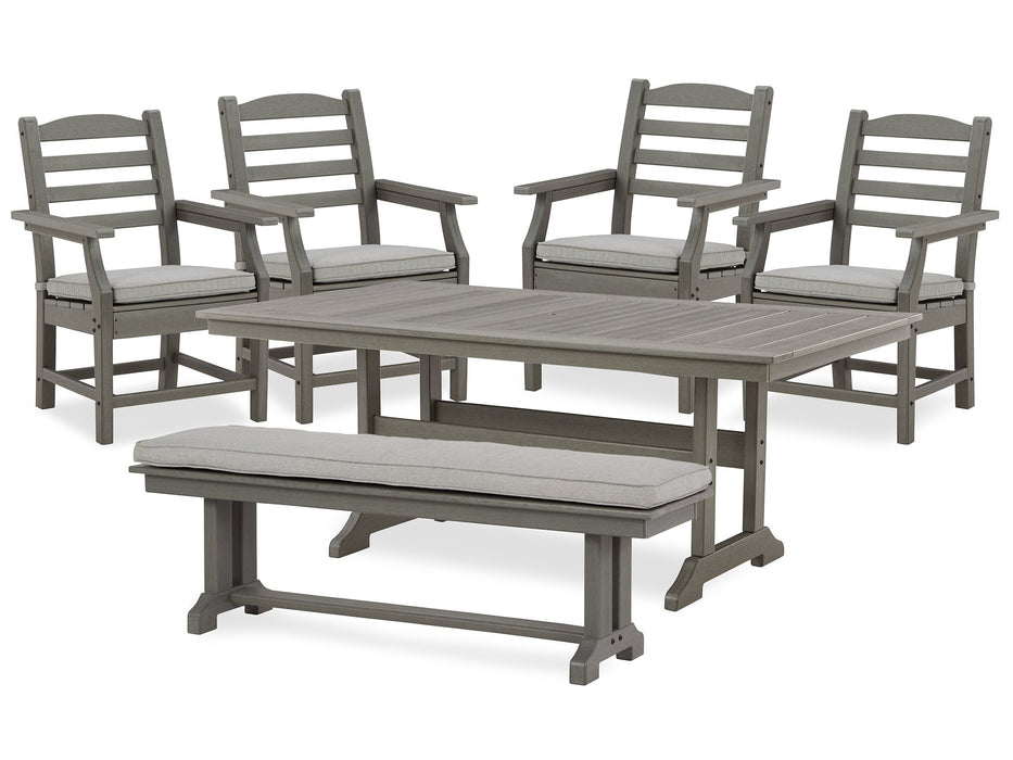 Visola Outdoor Dining Set - World Furniture Gallery (Newark, CA)