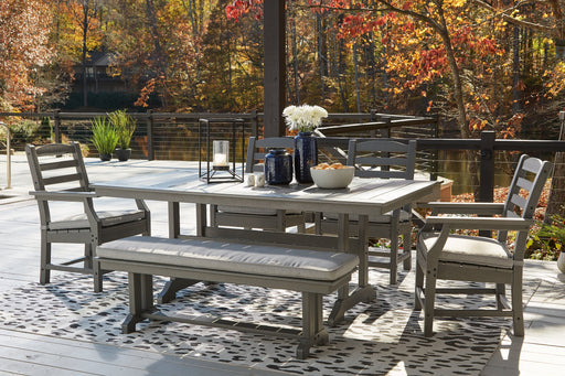 Visola Outdoor Dining Set - World Furniture Gallery (Newark, CA)