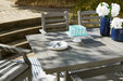 Visola Outdoor Dining Table with 6 Chairs - World Furniture Gallery (Newark, CA)