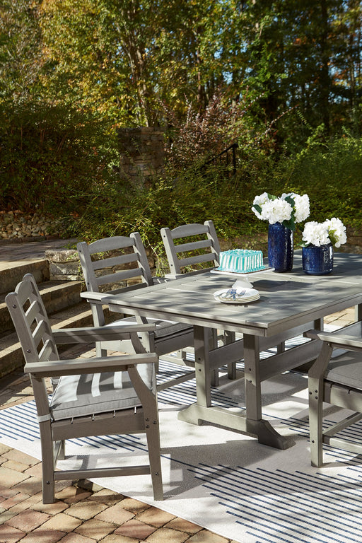 Visola Outdoor Dining Table - World Furniture Gallery (Newark, CA)