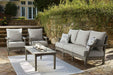 Visola Outdoor Sofa Conversation Set - World Furniture Gallery (Newark, CA)