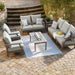 Visola Outdoor Sofa and Loveseat Set - World Furniture Gallery (Newark, CA)