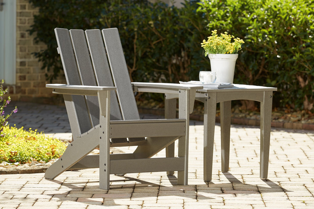 Visola Outdoor Adirondack Chair and End Table - World Furniture Gallery (Newark, CA)