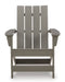 Visola Outdoor Adirondack Chair Set with End Table - World Furniture Gallery (Newark, CA)